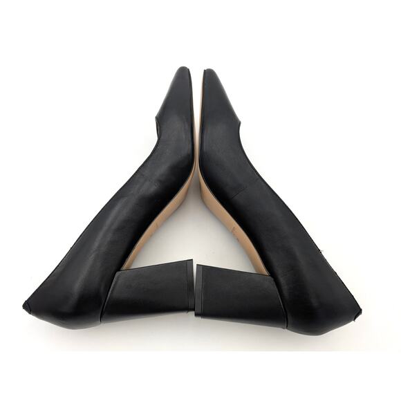 Marc Fisher Square toe Classic Heel Pump Women's Black Size US8.5M EU39 - Picture 6 of 11